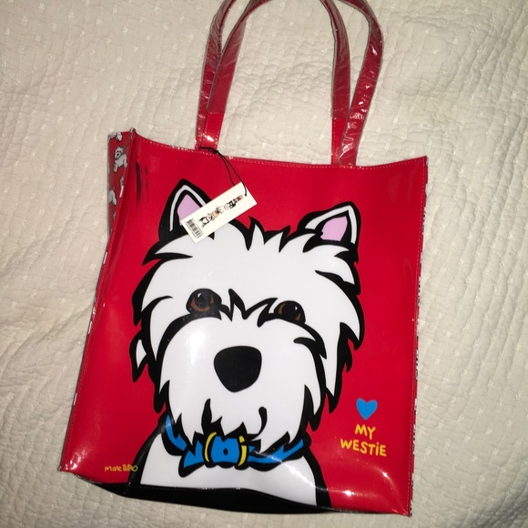 Marc Tetro Handbags - Marc Tetro Westie tote bag